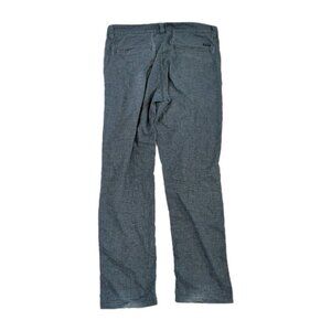 PrAna Pants Mens W36xL30 Gray Lightweight Hemp Slim Outdoors Walking Utility